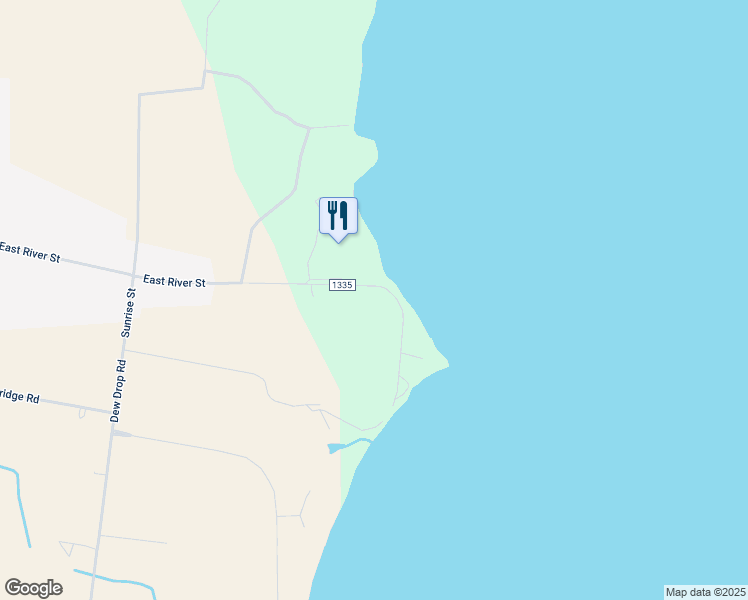 map of restaurants, bars, coffee shops, grocery stores, and more near 146 River Road in Colerain