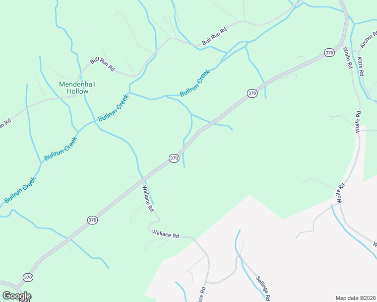 map of restaurants, bars, coffee shops, grocery stores, and more near 360 Highway 370 in Luttrell