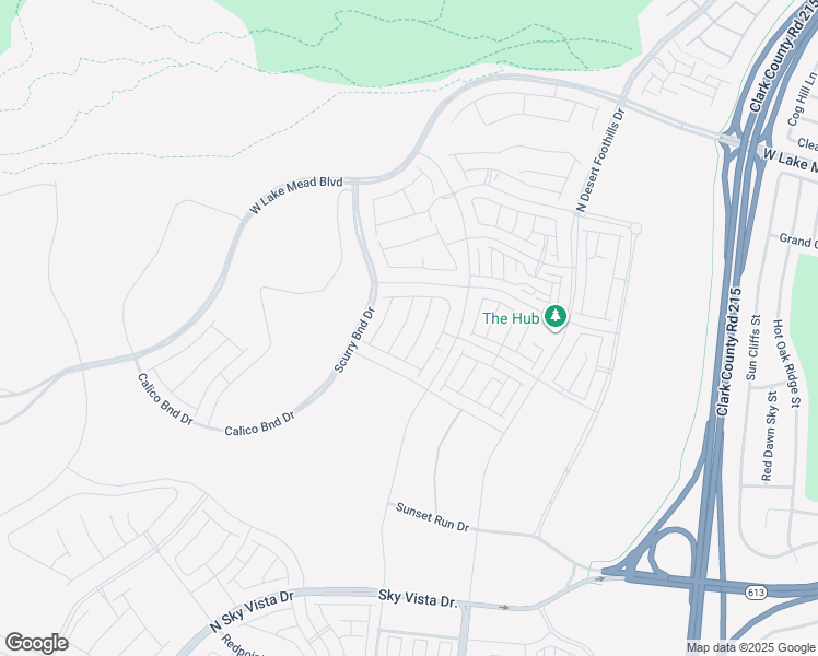 map of restaurants, bars, coffee shops, grocery stores, and more near 1582 Rock Kestrel Street in Las Vegas