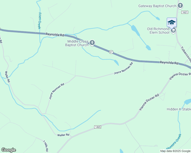map of restaurants, bars, coffee shops, grocery stores, and more near 5621 Joyce Norman Road in Forsyth County