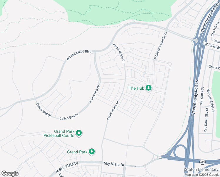 map of restaurants, bars, coffee shops, grocery stores, and more near 1594 Rock Kestrel Street in Las Vegas