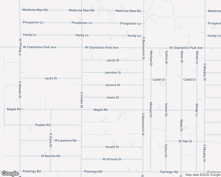 map of restaurants, bars, coffee shops, grocery stores, and more near 4261 Jessica Street in Pahrump