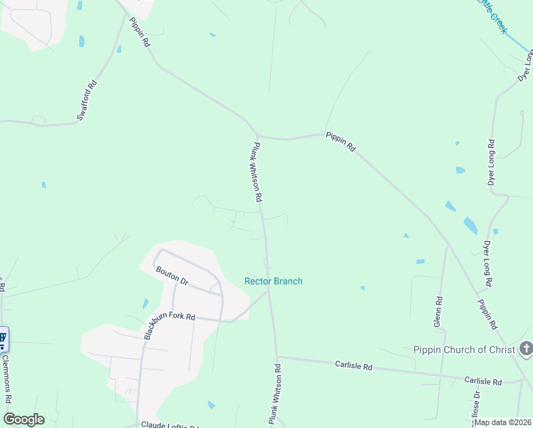 map of restaurants, bars, coffee shops, grocery stores, and more near 2277 Plunk Whitson Road in Cookeville
