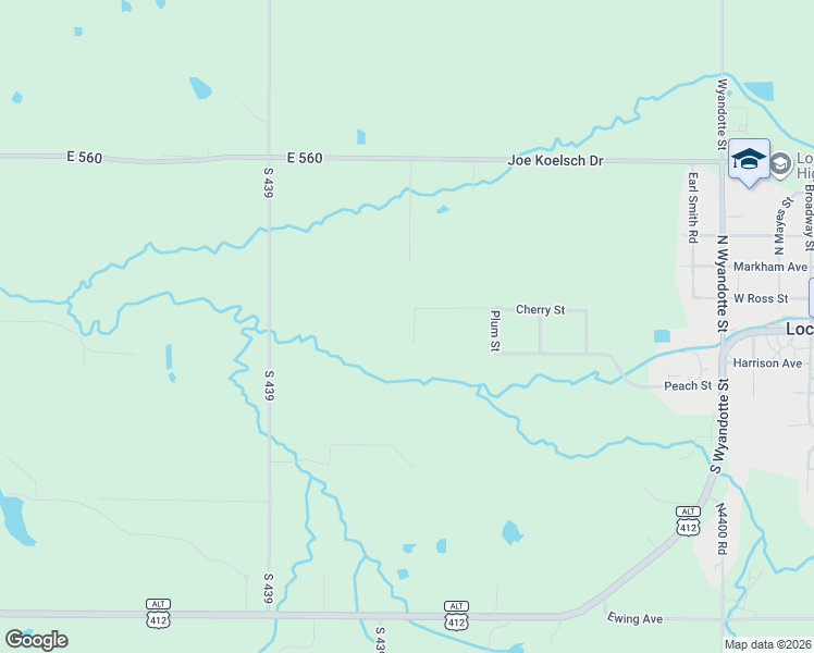 map of restaurants, bars, coffee shops, grocery stores, and more near 207 Orange Street in Locust Grove