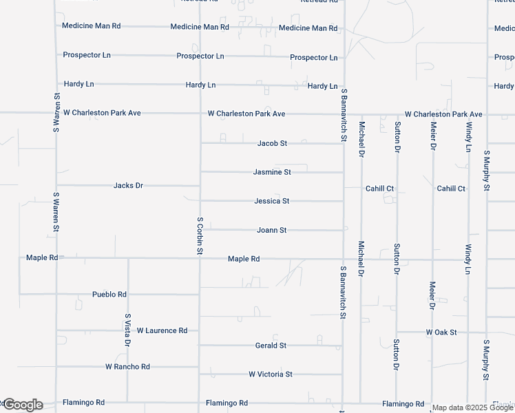 map of restaurants, bars, coffee shops, grocery stores, and more near 4291 Jessica Street in Pahrump