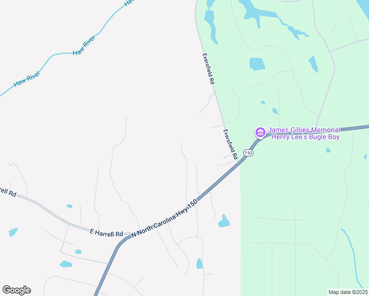 map of restaurants, bars, coffee shops, grocery stores, and more near 7420 Moravian Church Road in Oak Ridge