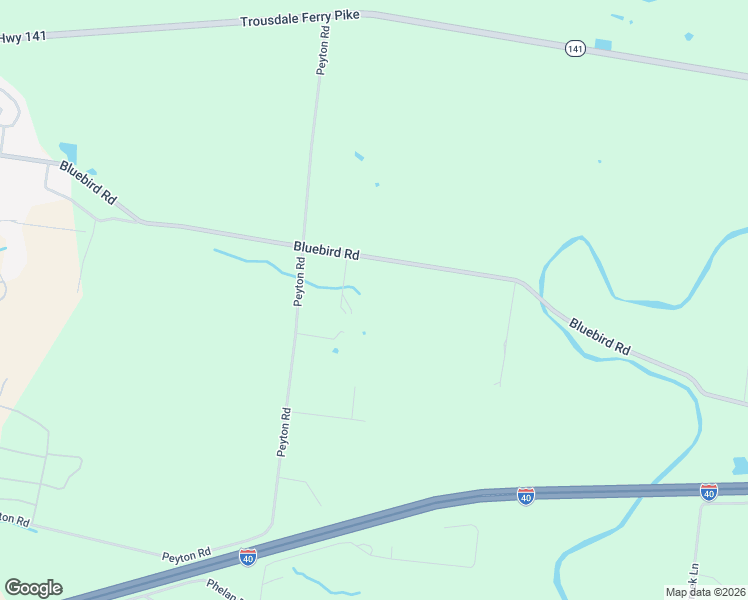 map of restaurants, bars, coffee shops, grocery stores, and more near 2296 Bluebird Road in Lebanon