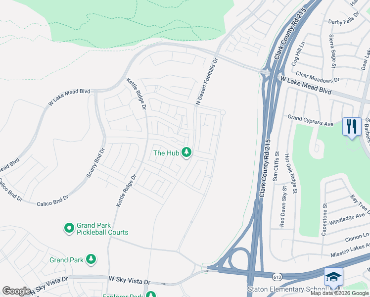 map of restaurants, bars, coffee shops, grocery stores, and more near 11504 Fleet Wing Avenue in Las Vegas