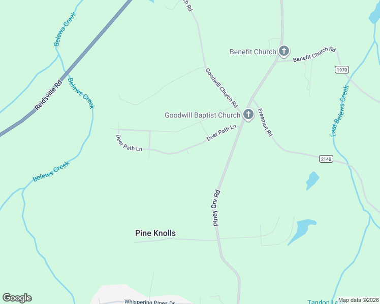map of restaurants, bars, coffee shops, grocery stores, and more near 9349 Deer Path Lane in Kernersville