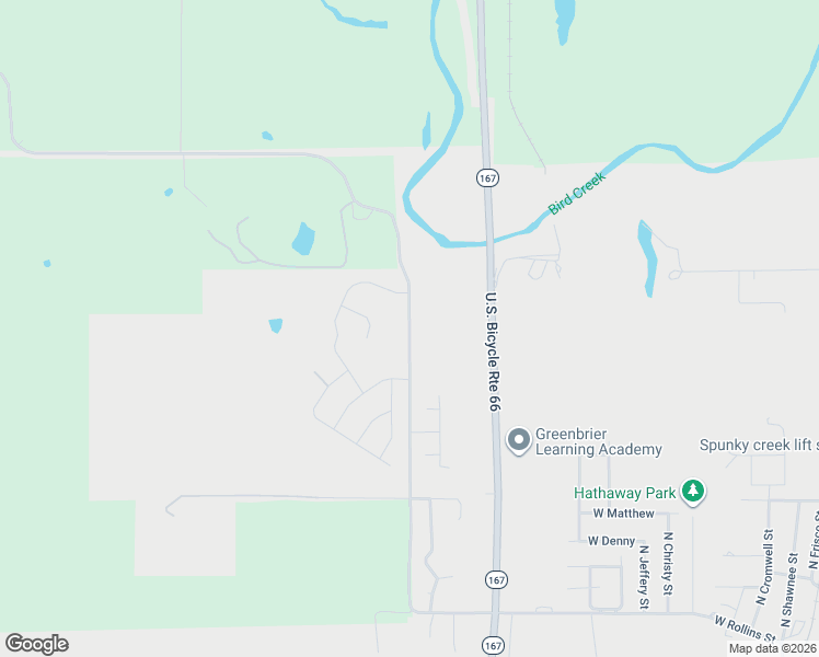 map of restaurants, bars, coffee shops, grocery stores, and more near 19210 South 4070 Road in Catoosa
