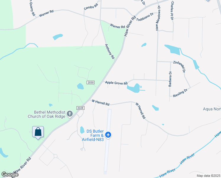 map of restaurants, bars, coffee shops, grocery stores, and more near 7603 Nebbiolo Court in Kernersville