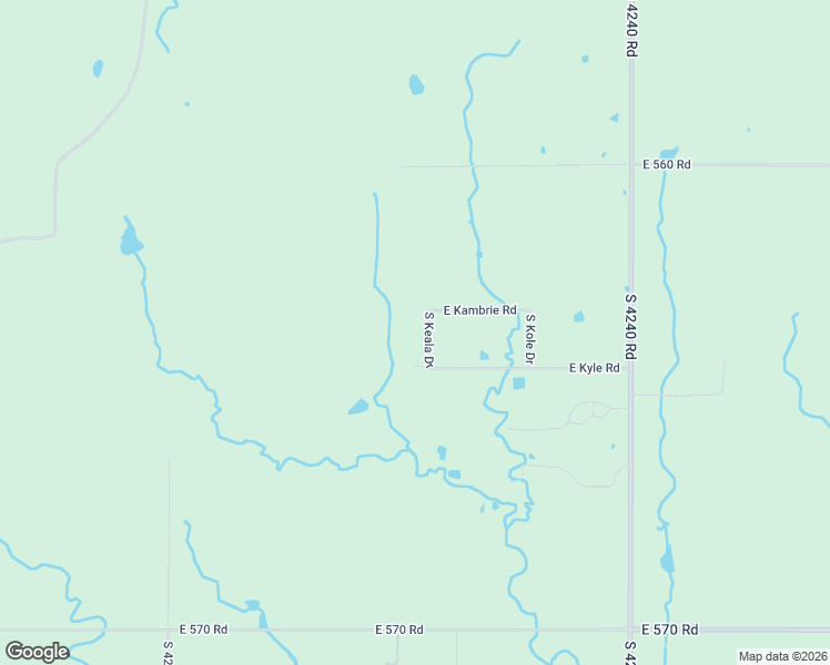 map of restaurants, bars, coffee shops, grocery stores, and more near 28400 South Kaela Drive in Inola