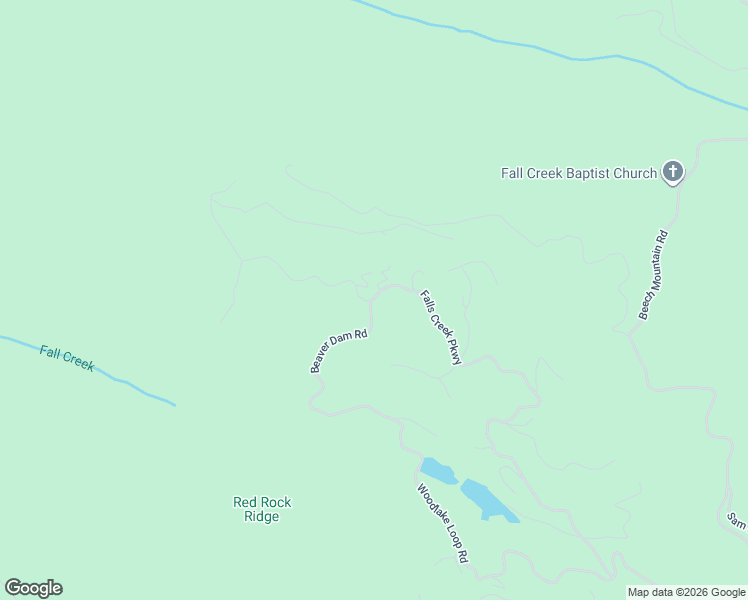 map of restaurants, bars, coffee shops, grocery stores, and more near 1535 Falls Creek Parkway in Elk Park