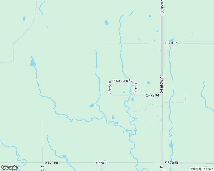 map of restaurants, bars, coffee shops, grocery stores, and more near 28400 South Kaela Drive in Inola