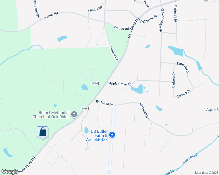 map of restaurants, bars, coffee shops, grocery stores, and more near 7603 Nebbiolo Court in Kernersville