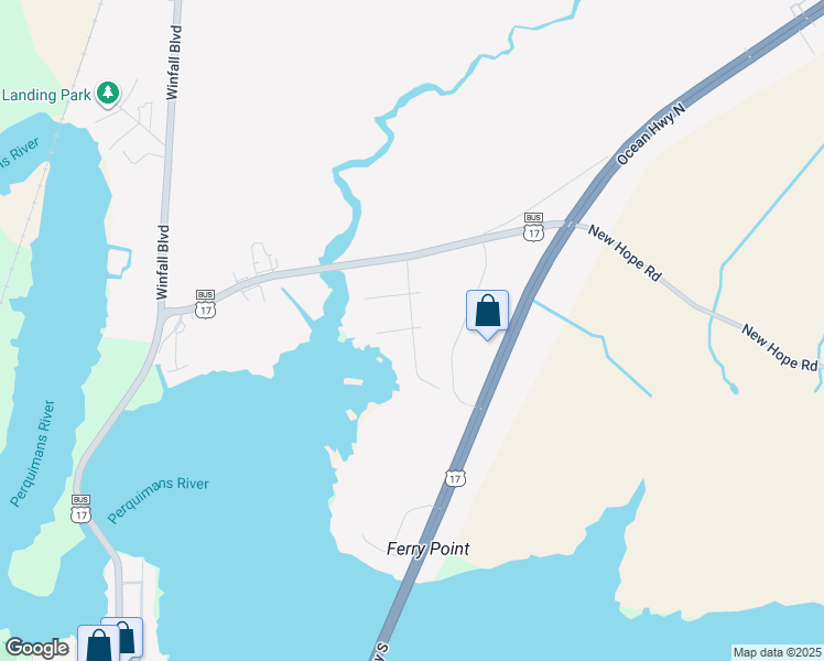 map of restaurants, bars, coffee shops, grocery stores, and more near 129 Nixon Street in Hertford