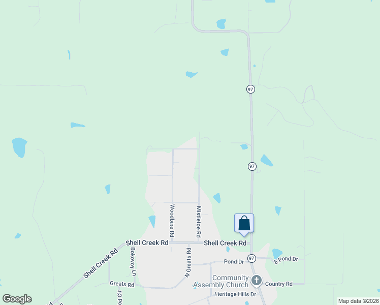 map of restaurants, bars, coffee shops, grocery stores, and more near 10102 Edgewood Drive in Sand Springs