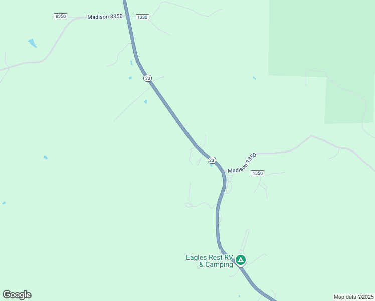 map of restaurants, bars, coffee shops, grocery stores, and more near 38143 Arkansas 23 in Huntsville