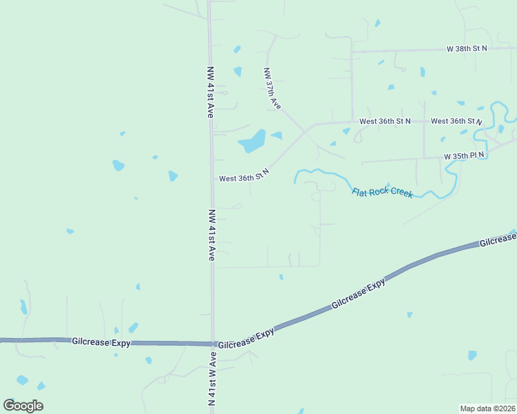map of restaurants, bars, coffee shops, grocery stores, and more near 3948 West 36th Street North in Tulsa
