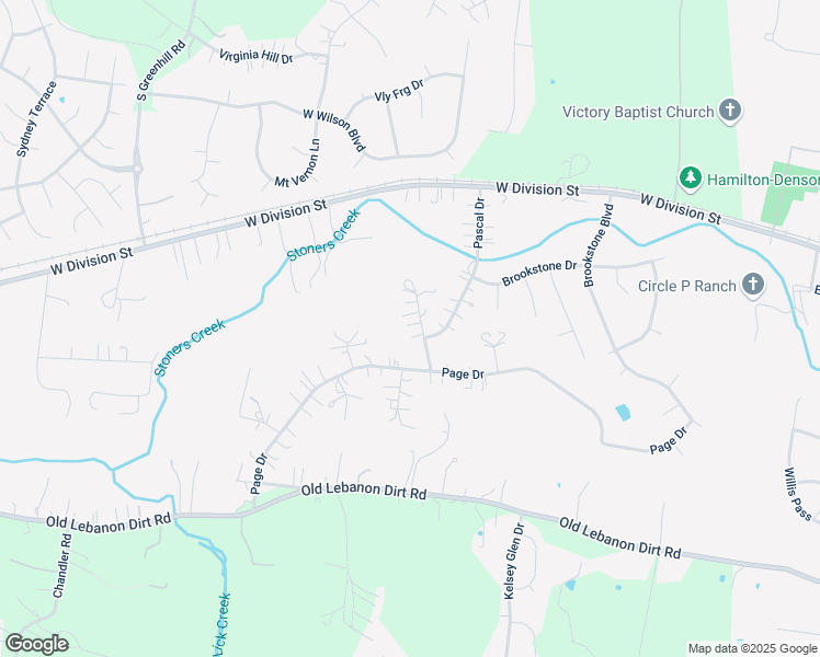 map of restaurants, bars, coffee shops, grocery stores, and more near 298 Larson Drive in Mt. Juliet