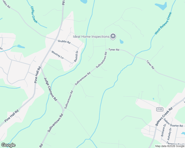 map of restaurants, bars, coffee shops, grocery stores, and more near 6318 Sullivantown Road in Walkertown