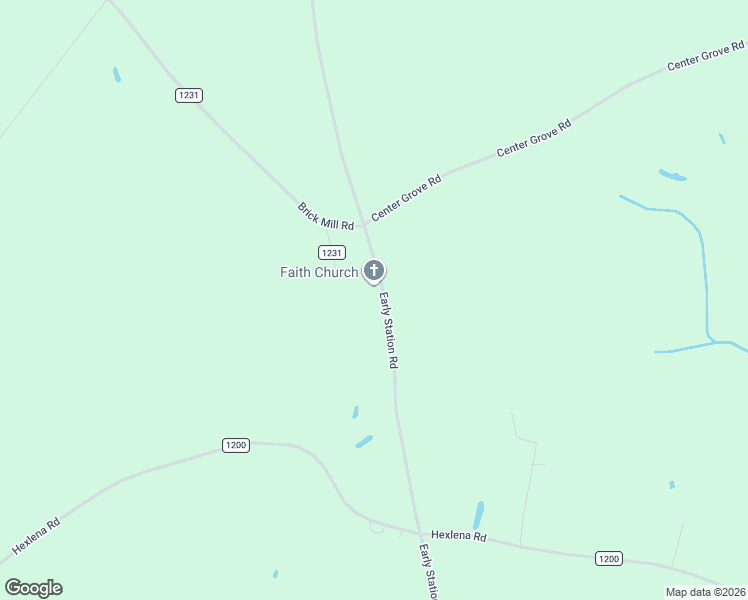 map of restaurants, bars, coffee shops, grocery stores, and more near 1523 Early Station Rd in Aulander