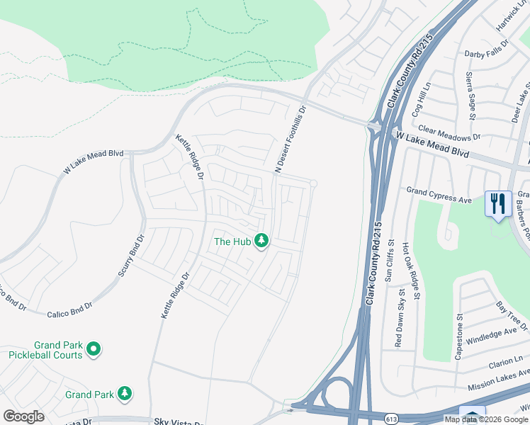 map of restaurants, bars, coffee shops, grocery stores, and more near 11509 Clowder Pass Way in Las Vegas