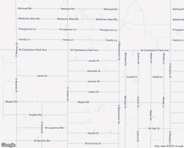 map of restaurants, bars, coffee shops, grocery stores, and more near 4230 Jessica Street in Pahrump
