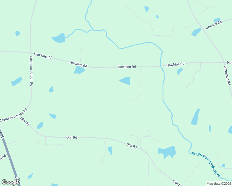 map of restaurants, bars, coffee shops, grocery stores, and more near 7209 Caviness Jordan Road in Cedar Grove
