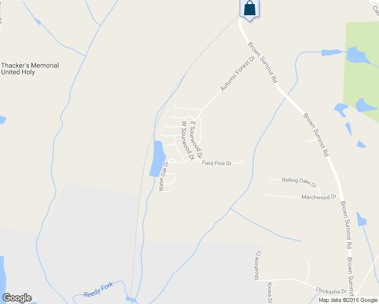 map of restaurants, bars, coffee shops, grocery stores, and more near 74 West Sourwood Drive in Browns Summit