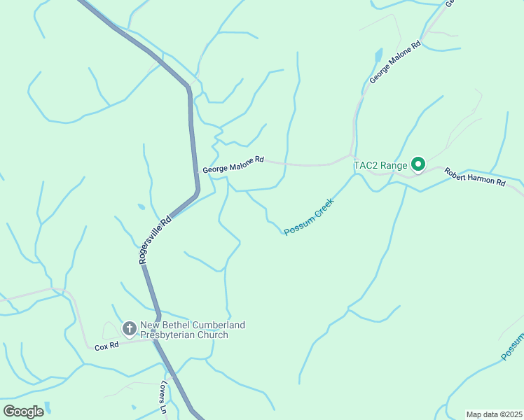 map of restaurants, bars, coffee shops, grocery stores, and more near 216 George Malone Road in Greeneville
