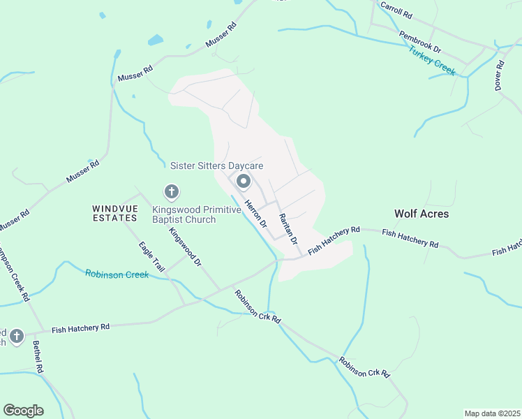 map of restaurants, bars, coffee shops, grocery stores, and more near 2220 Herron Drive in Morristown