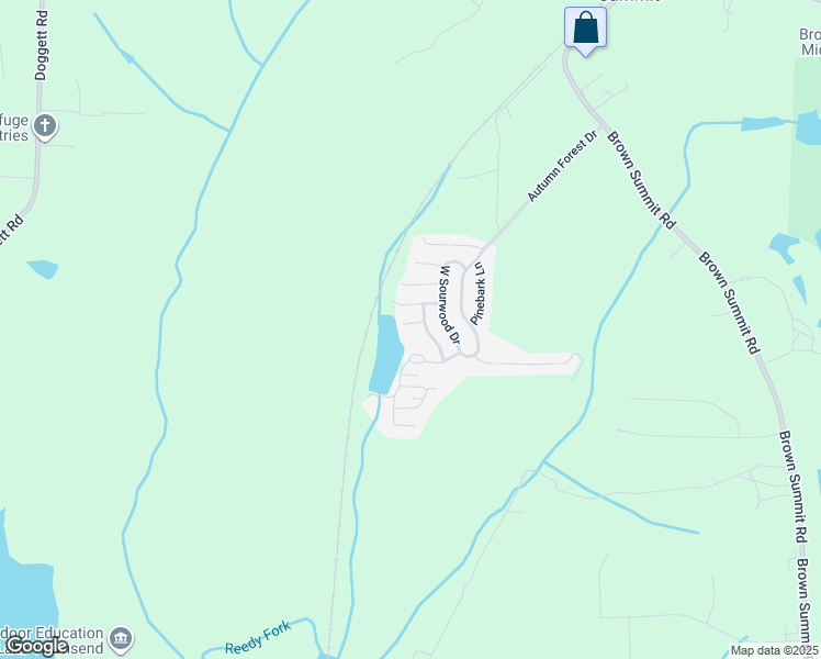 map of restaurants, bars, coffee shops, grocery stores, and more near 163 Red Oak Court in Browns Summit