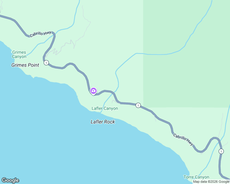 map of restaurants, bars, coffee shops, grocery stores, and more near 49901 California 1 in Big Sur