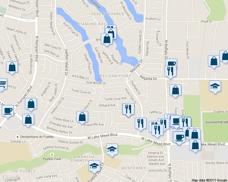 map of restaurants, bars, coffee shops, grocery stores, and more near 7913 Coral Point Avenue in Las Vegas