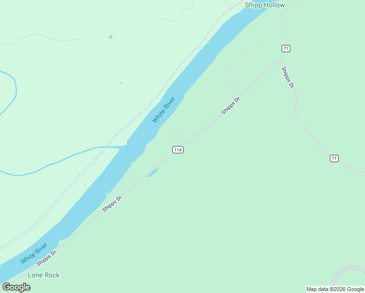 map of restaurants, bars, coffee shops, grocery stores, and more near Shipps Drive in Norfork