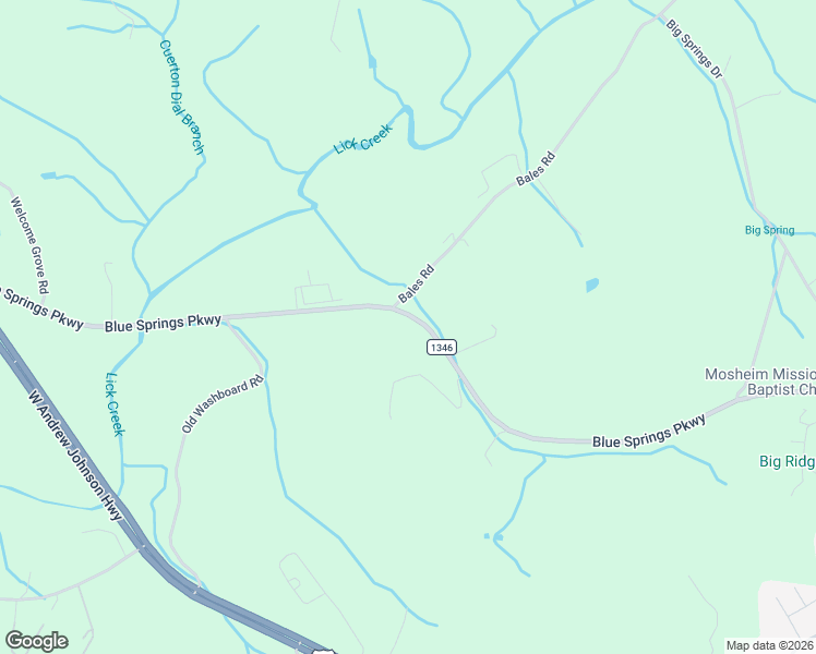 map of restaurants, bars, coffee shops, grocery stores, and more near 9405 Blue Springs Parkway in Mosheim