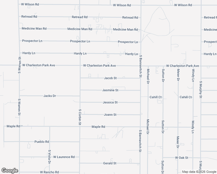 map of restaurants, bars, coffee shops, grocery stores, and more near 4260 Jasmine Street in Pahrump