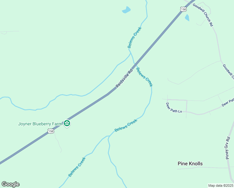map of restaurants, bars, coffee shops, grocery stores, and more near 5998 Reidsville Road in Belews Creek