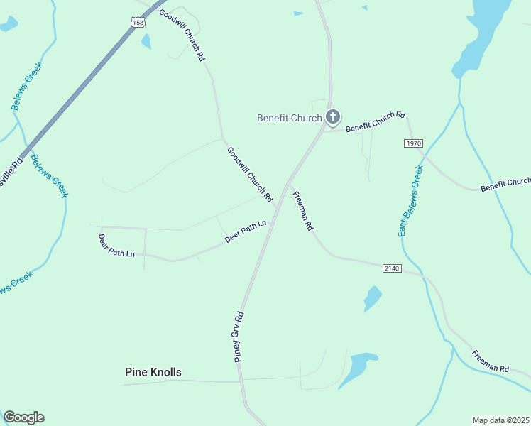 map of restaurants, bars, coffee shops, grocery stores, and more near 9275 Goodwill Church Road in Kernersville