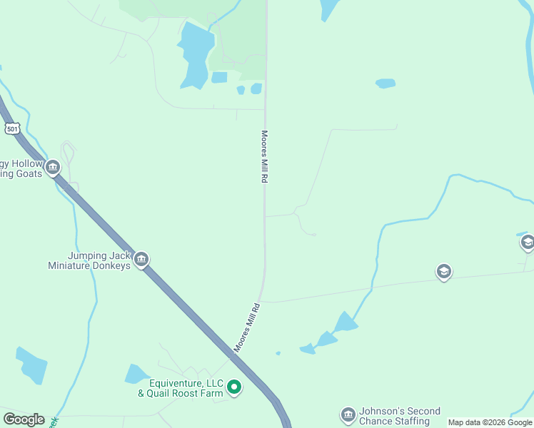 map of restaurants, bars, coffee shops, grocery stores, and more near 1403 Moores Mill Road in Rougemont