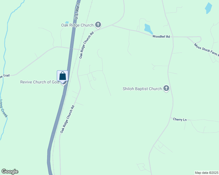 map of restaurants, bars, coffee shops, grocery stores, and more near 155 Doves Haven Lane in Kittrell