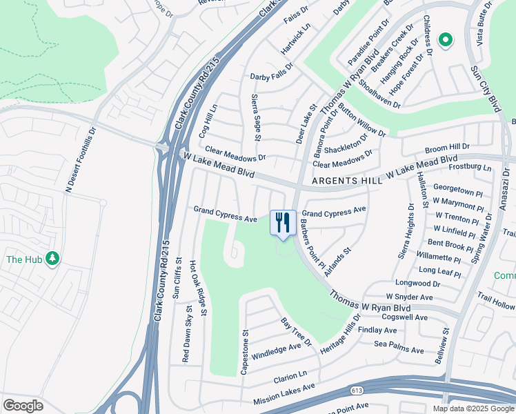 map of restaurants, bars, coffee shops, grocery stores, and more near 2331 Scotch Lake Street in Las Vegas