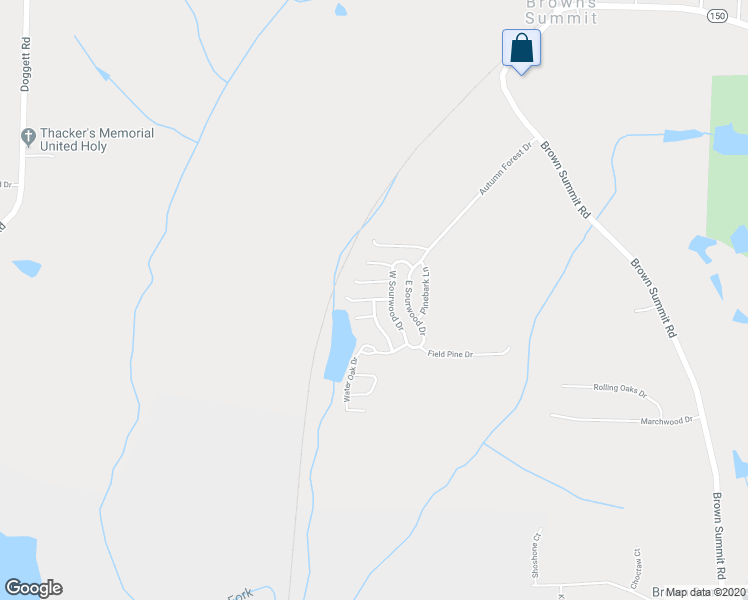 map of restaurants, bars, coffee shops, grocery stores, and more near 177 Redwood Lane in Browns Summit
