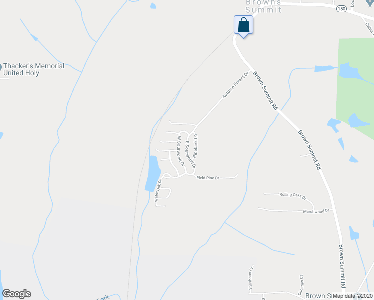 map of restaurants, bars, coffee shops, grocery stores, and more near 113 East Sourwood Drive in Browns Summit
