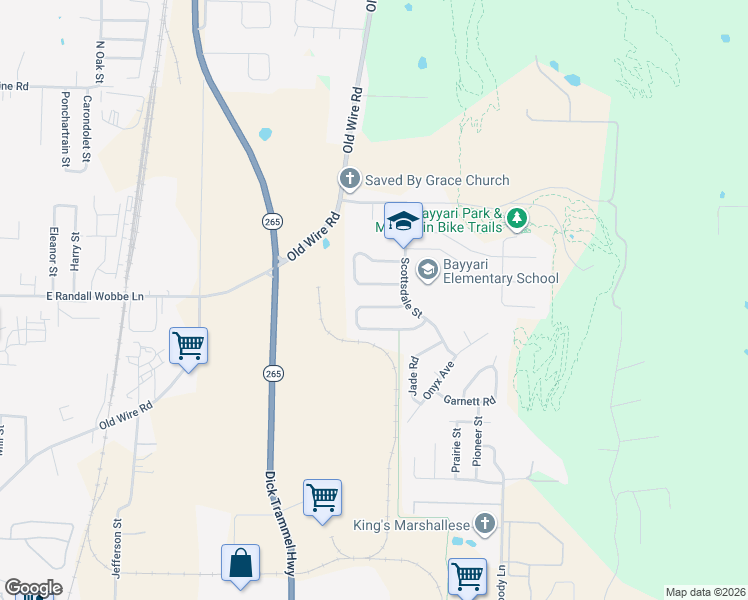 map of restaurants, bars, coffee shops, grocery stores, and more near 1473 Tolleson Loop in Springdale