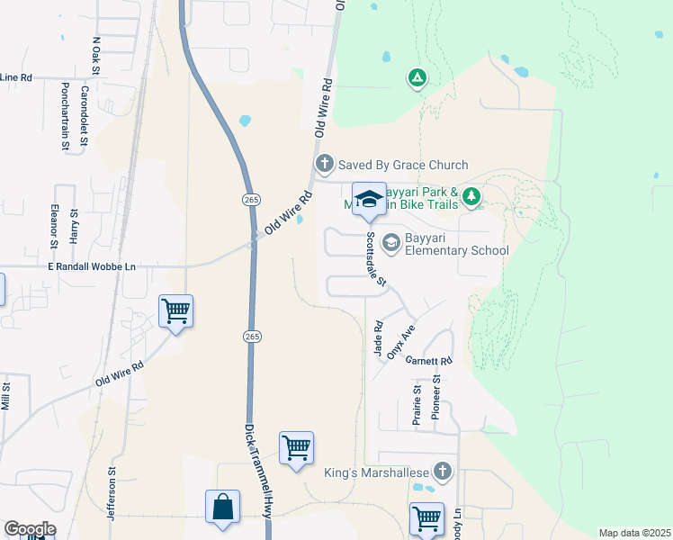 map of restaurants, bars, coffee shops, grocery stores, and more near 1473 Tolleson Loop in Springdale