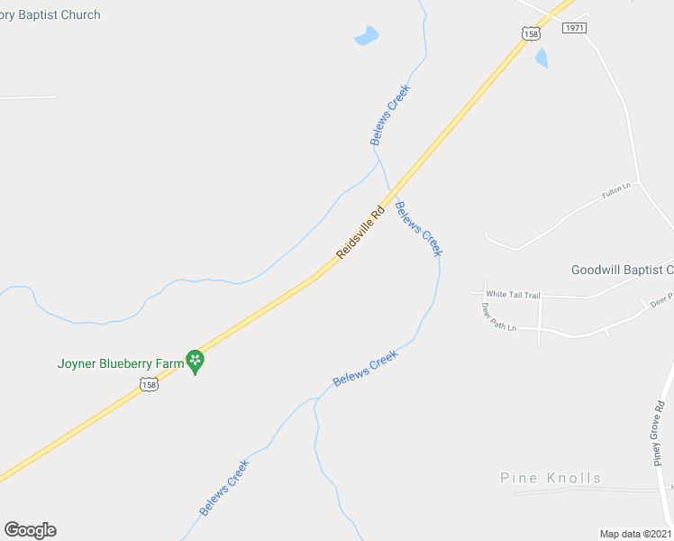 map of restaurants, bars, coffee shops, grocery stores, and more near 5998 Reidsville Road in Belews Creek