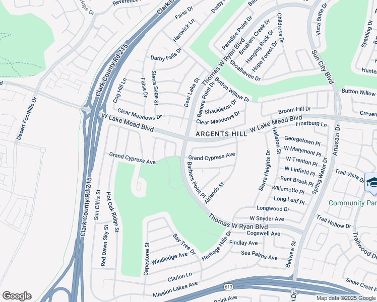 map of restaurants, bars, coffee shops, grocery stores, and more near 2323 Barbers Point Place in Las Vegas