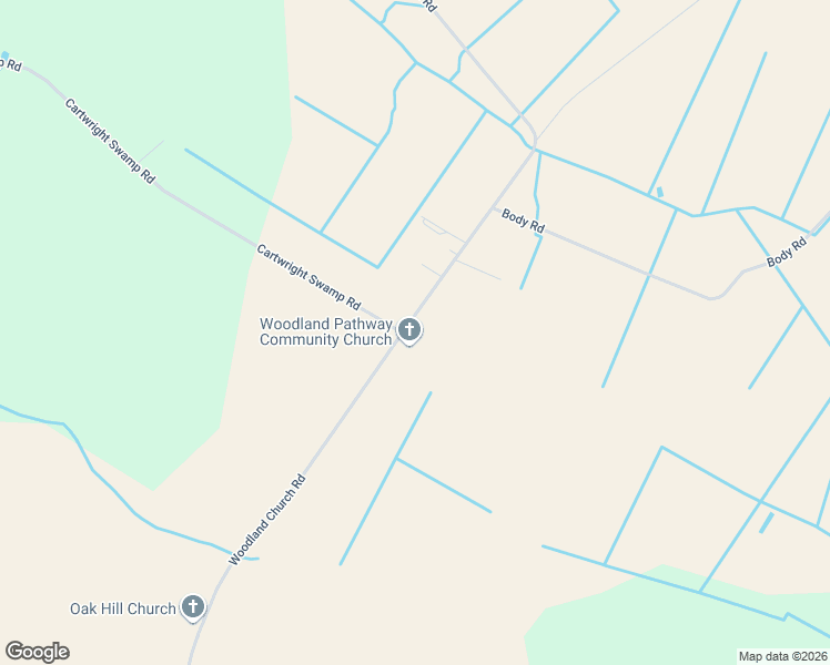 map of restaurants, bars, coffee shops, grocery stores, and more near 445 Woodland Church Road in Hertford